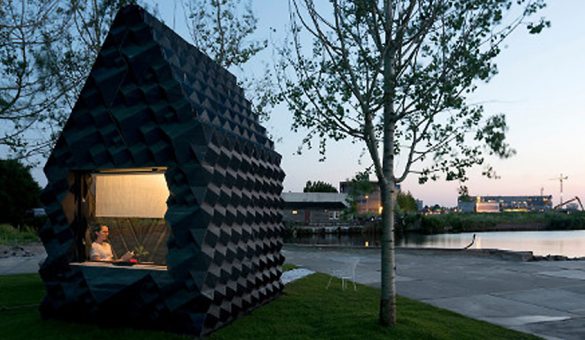 habitation temporaire imprimée en 3D à Amsterdam