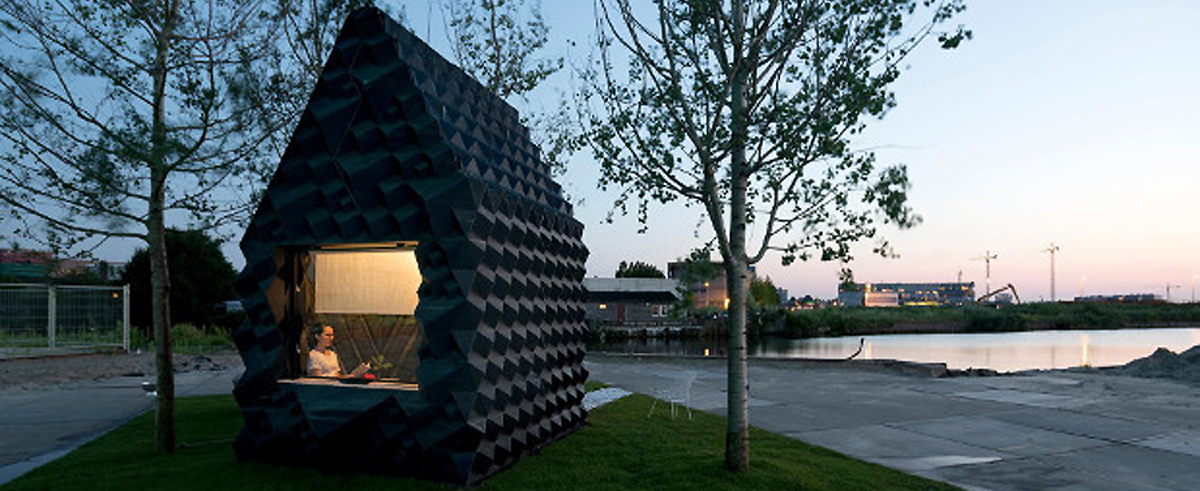 habitation temporaire imprimée en 3D à Amsterdam