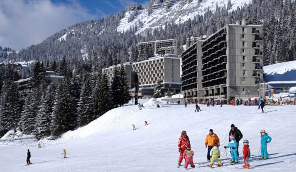 flaine station architecture art ski chalet