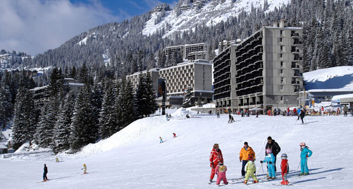 flaine station architecture art ski chalet