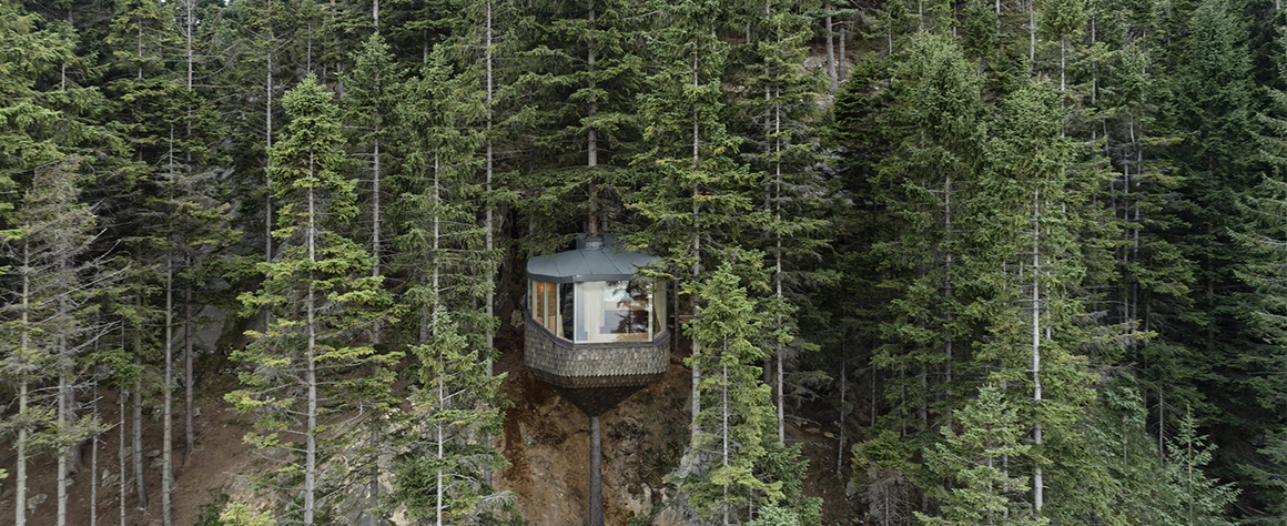 cabane Woodnest de l’agence Helen & Hard